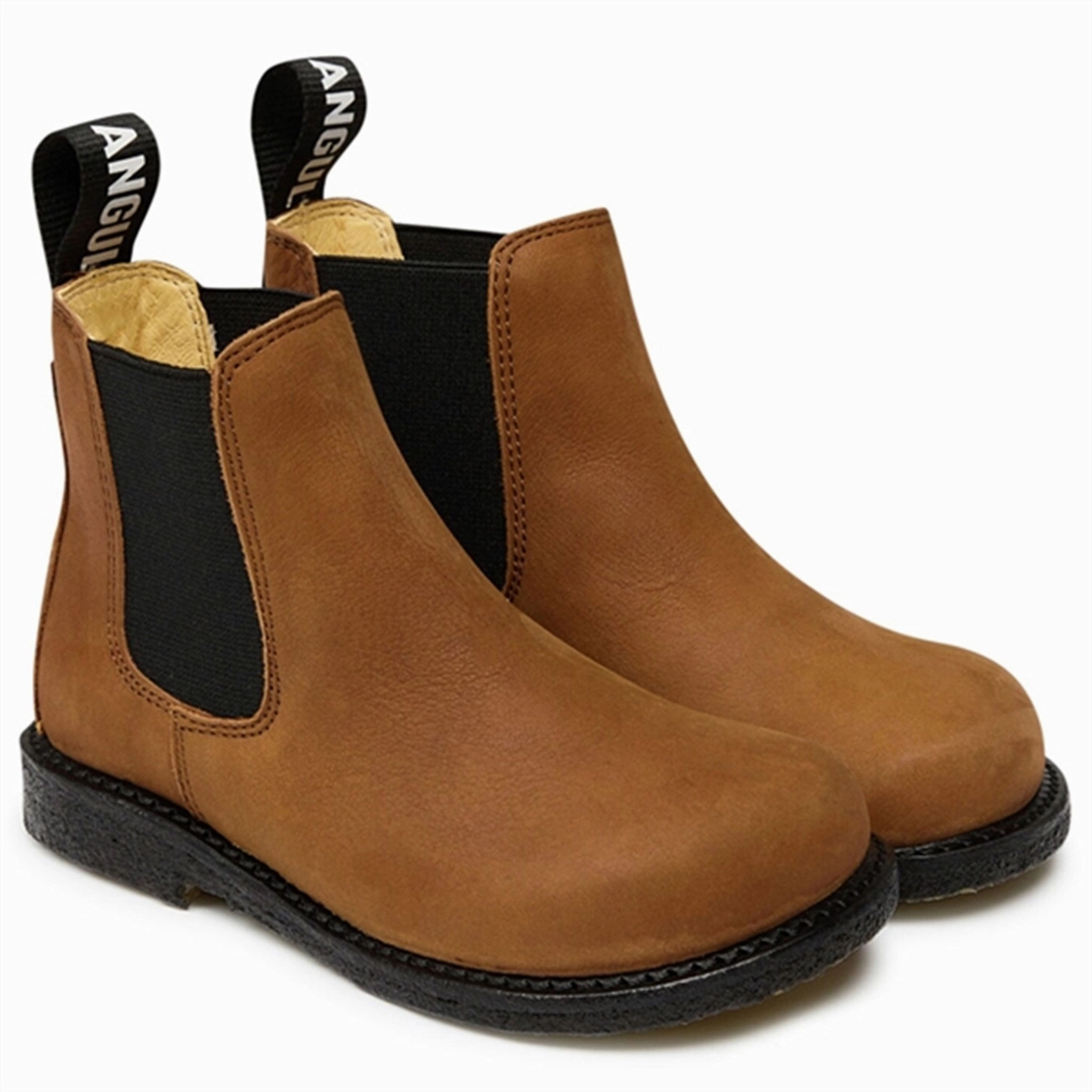 Angulus Chelsea Boots With Elastic Cognac/Black Kids Chelsea Boots sale