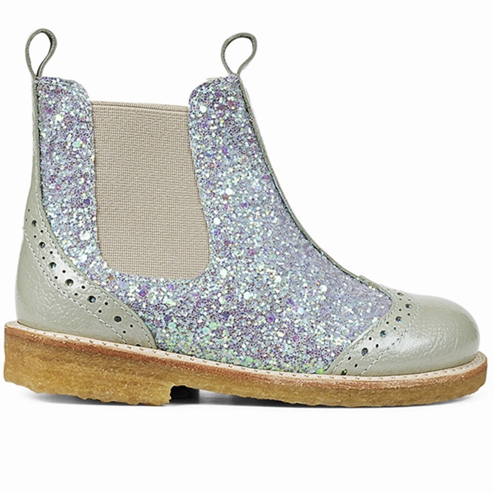 Angulus Chelsea Stvlet W. Elastic Band Mint/Mint Glitter/Beige