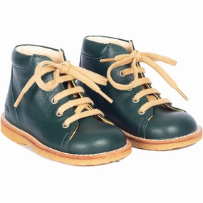 Angulus Deep Teal Classic Lace-up Shoes Beginner Shoes With Laces Kids deal