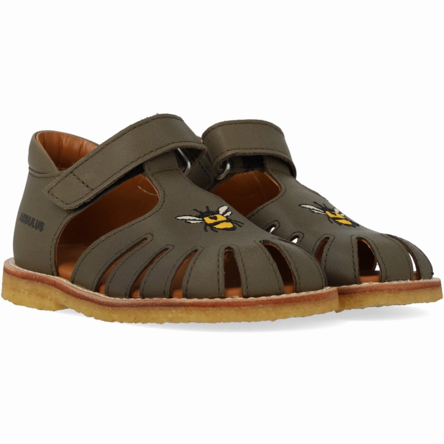 Angulus Forrest Beginner Sandal Med Bi Broderi Kids Closed Toe Sandals promo
