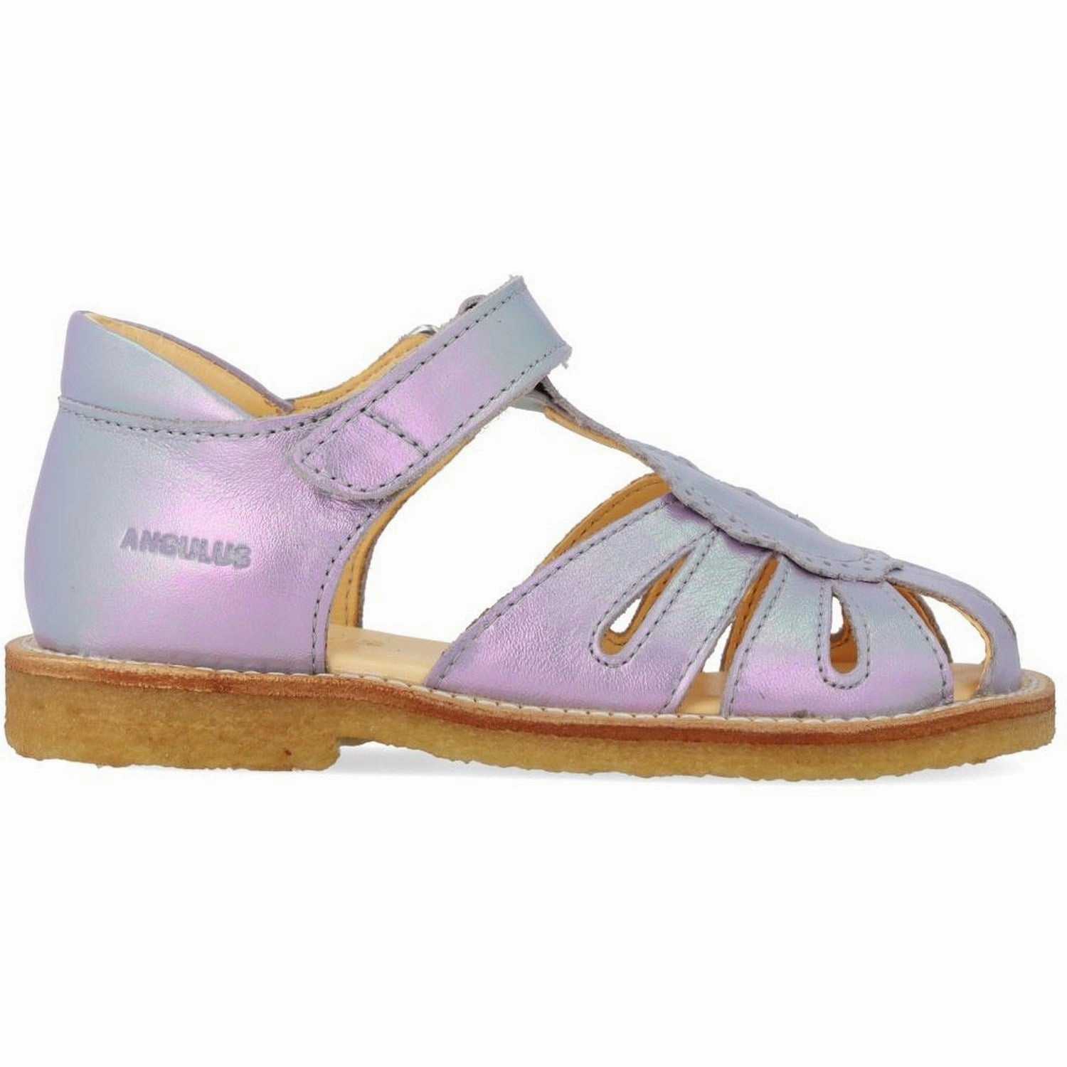 Angulus Iridescent Lilac Shine Sandal Med Drbedetalje