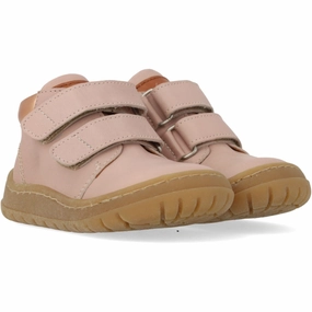 Angulus Rosebud/Tan/Copper Shine Beginner Mid-Cut Sneaker Beginner Shoes With Velcro Kids promo