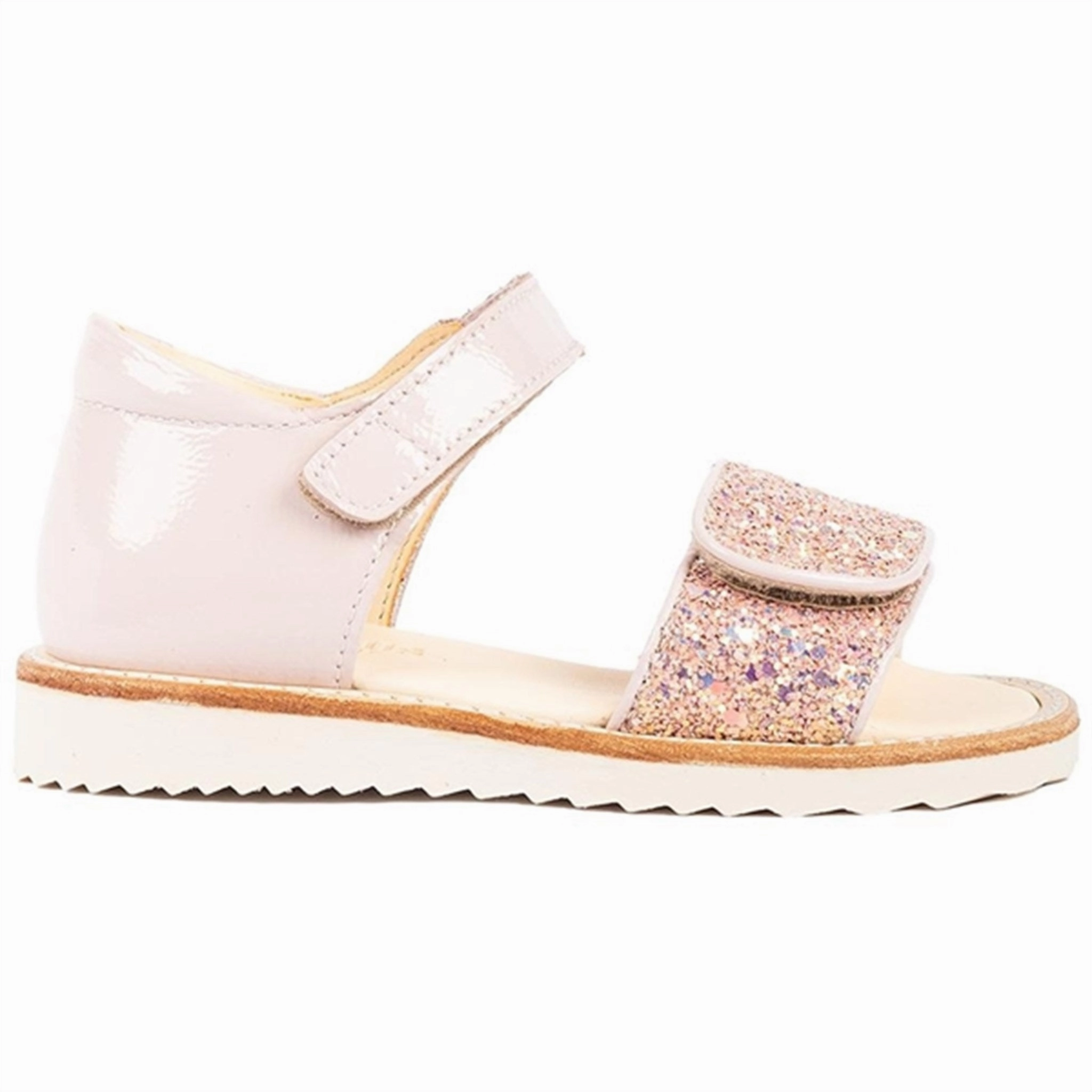 Angulus Sandals Pale Rose/Rose Glitter