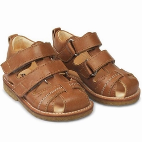 Angulus Starter Sandal w. Velcro Cognac 0506-101-1554 Closed Sandals for Kids online