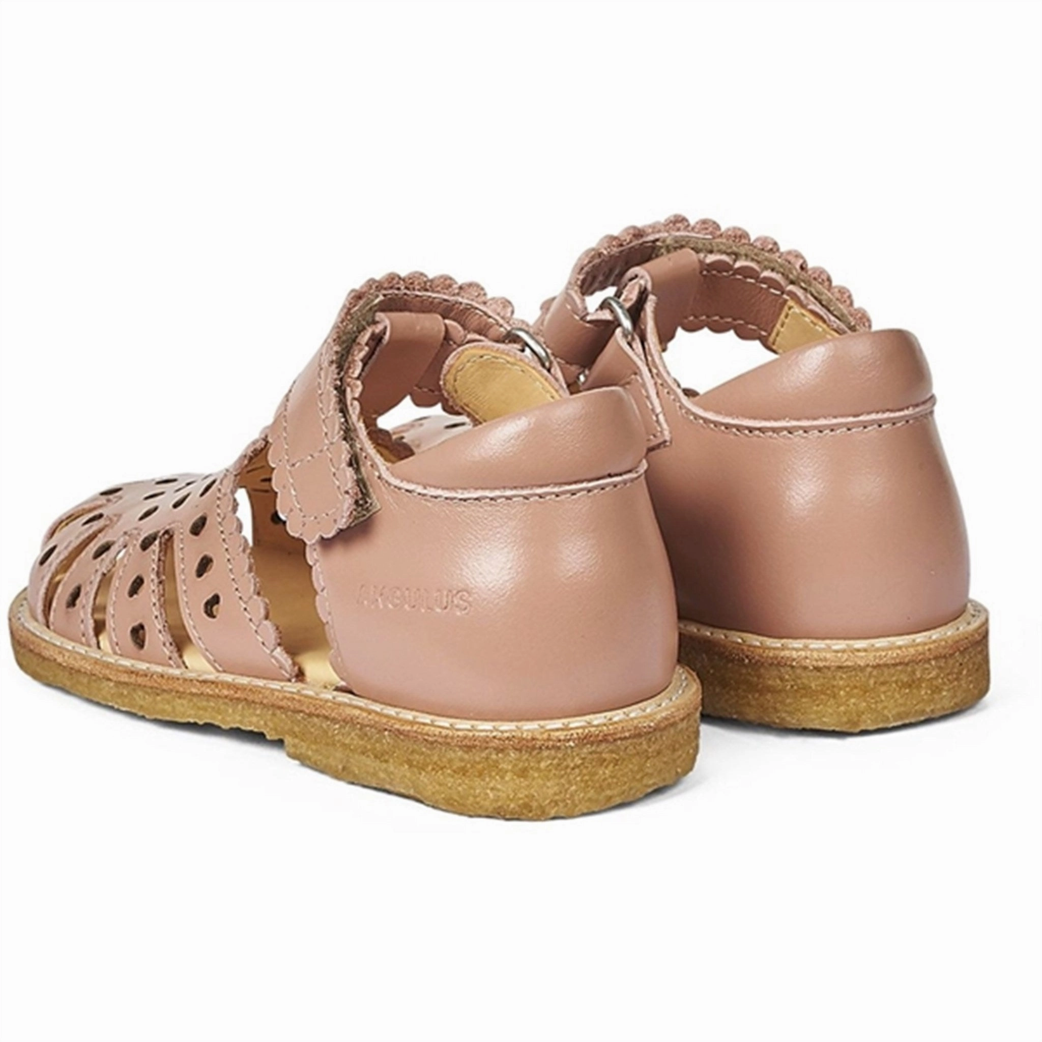 Angulus Starter Sandal W. Velcro Dark Peach