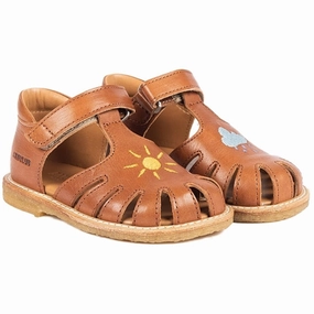 Angulus Starter Sandals Cognac Kids Closed Toe Sandals promo