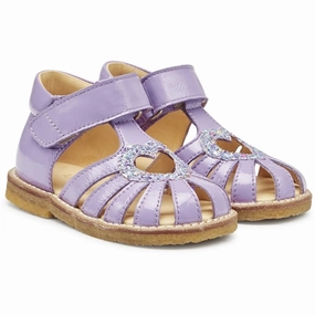 Angulus Starter Sandals Lilac/Confetti Glitter Kids Closed Toe Sandals promo