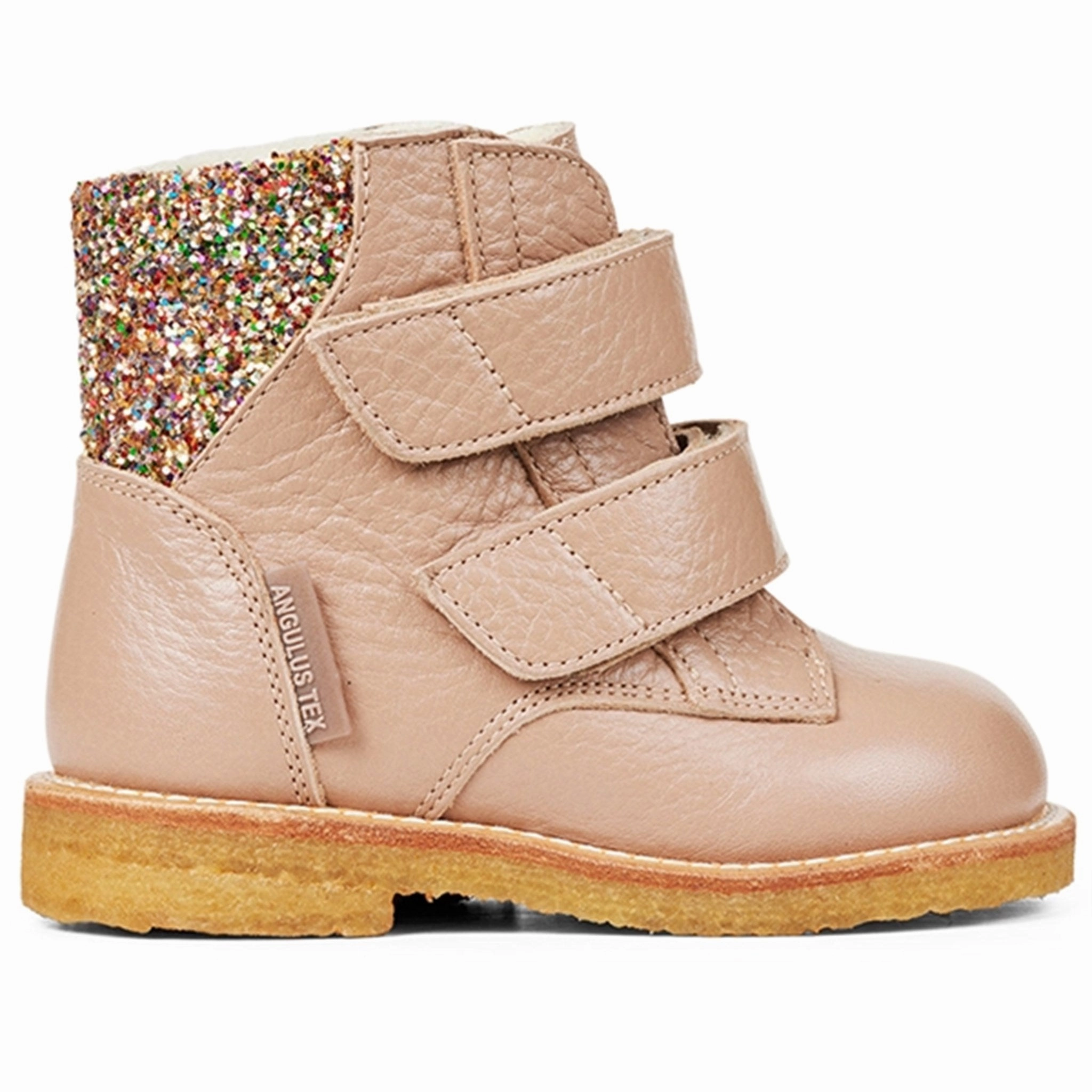 Angulus Starter Tex boots With Velcro Make Up/Multi Glitter