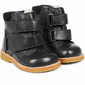 Angulus Starter Tex boots With Velcro Navy/Navy Cheap Kids Winter Footwear