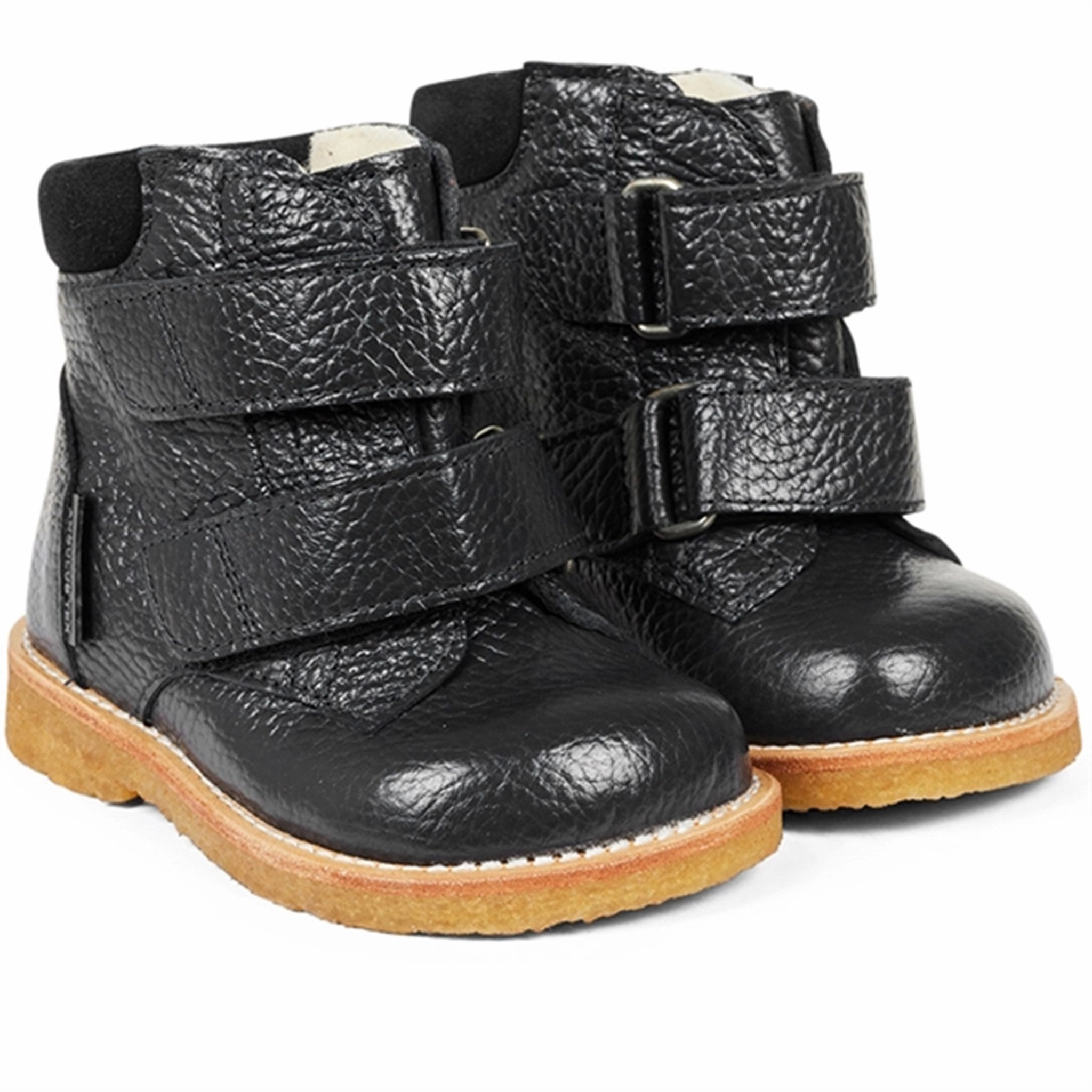 Angulus Starter Tex boots With Velcro Navy/Navy Cheap Kids Winter Footwear