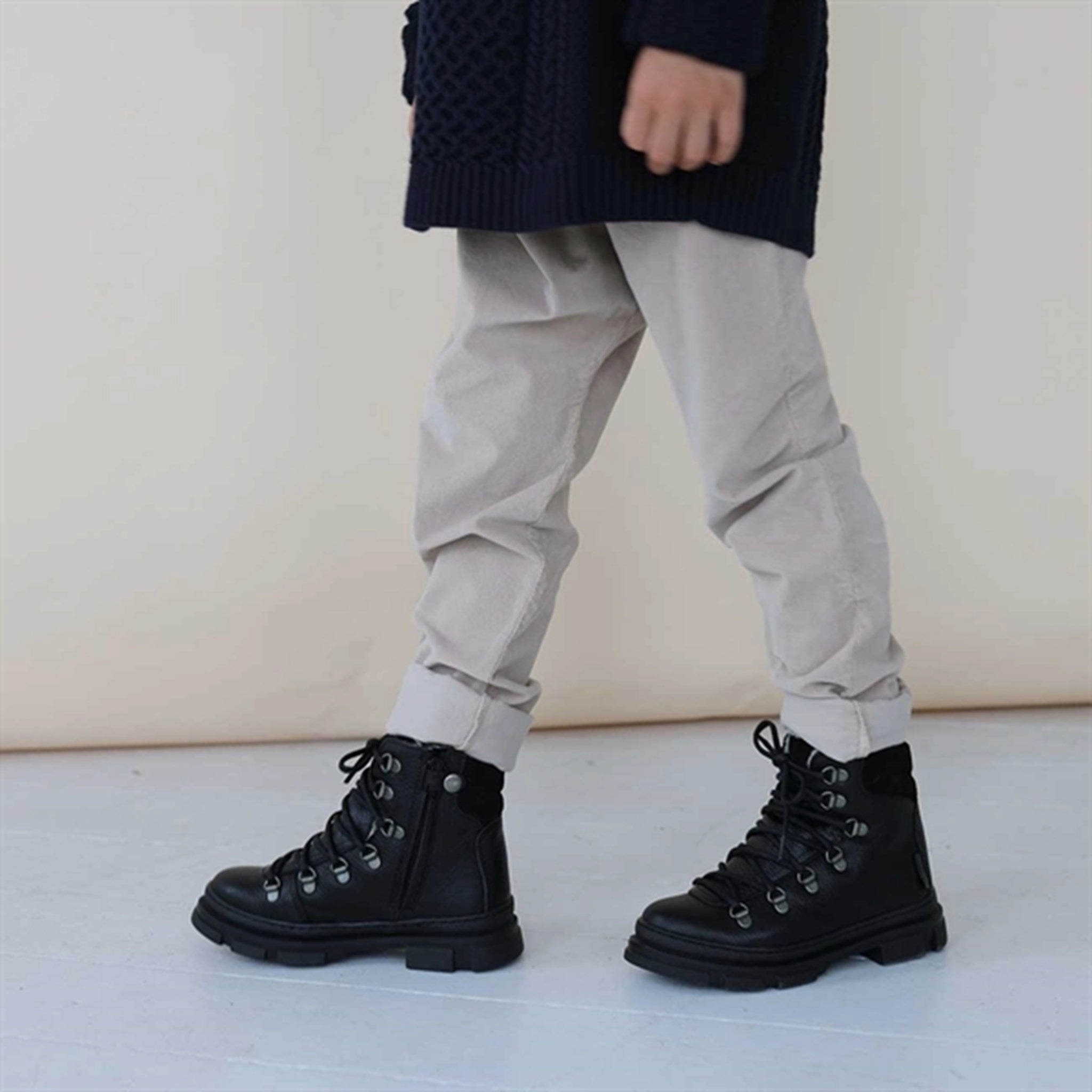 Angulus TEX Boots w. Laces And Zipper Black 2118-101-7202-2185/1163