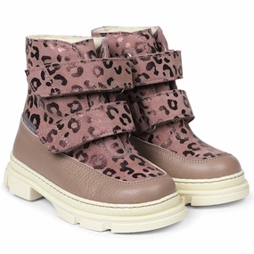Angulus Tex-Boots w Velcro and Wool Lining Rose/Rose Leo Cheap Kids Winter Footwear