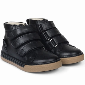 Angulus Tex Boots w Velcro Black Cheap Kids Winter Footwear