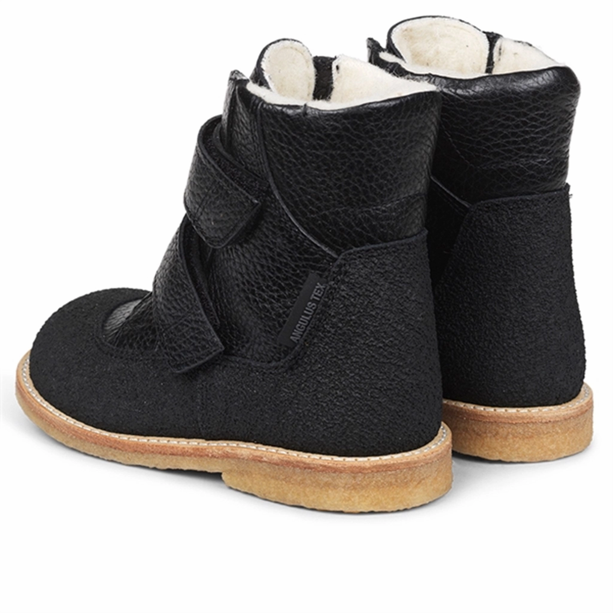 Angulus Tex Boots w Velcro Black
