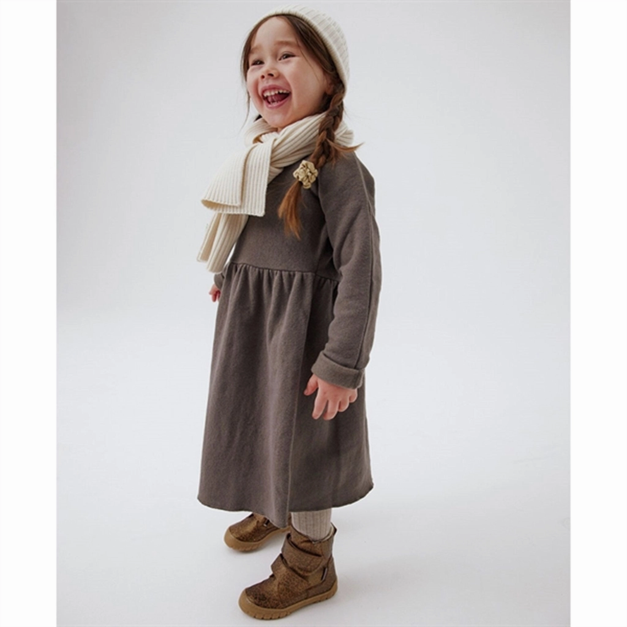 Angulus Tex Boots w Velcro Brown Leo