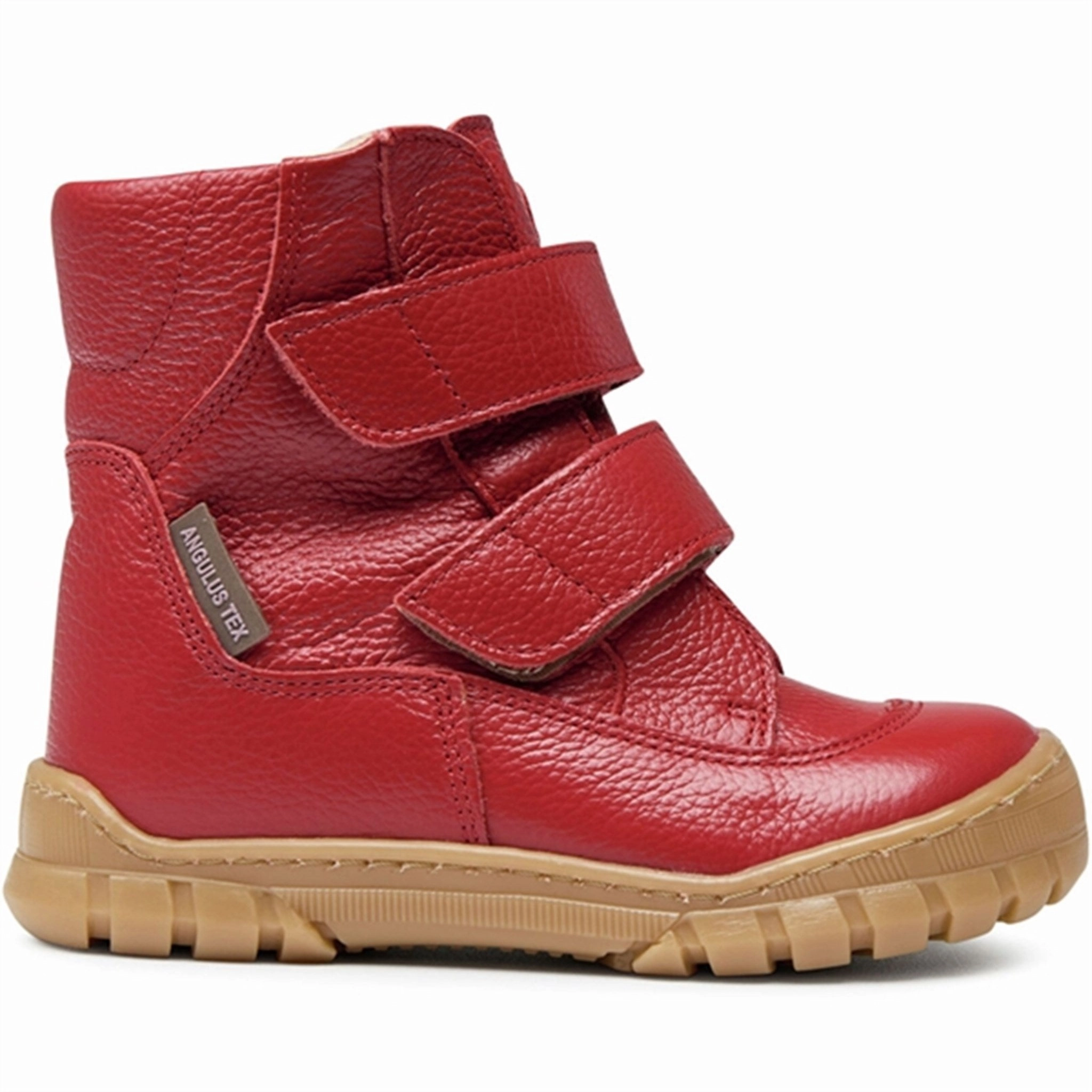 Angulus Tex Boots w Velcro Dark Red