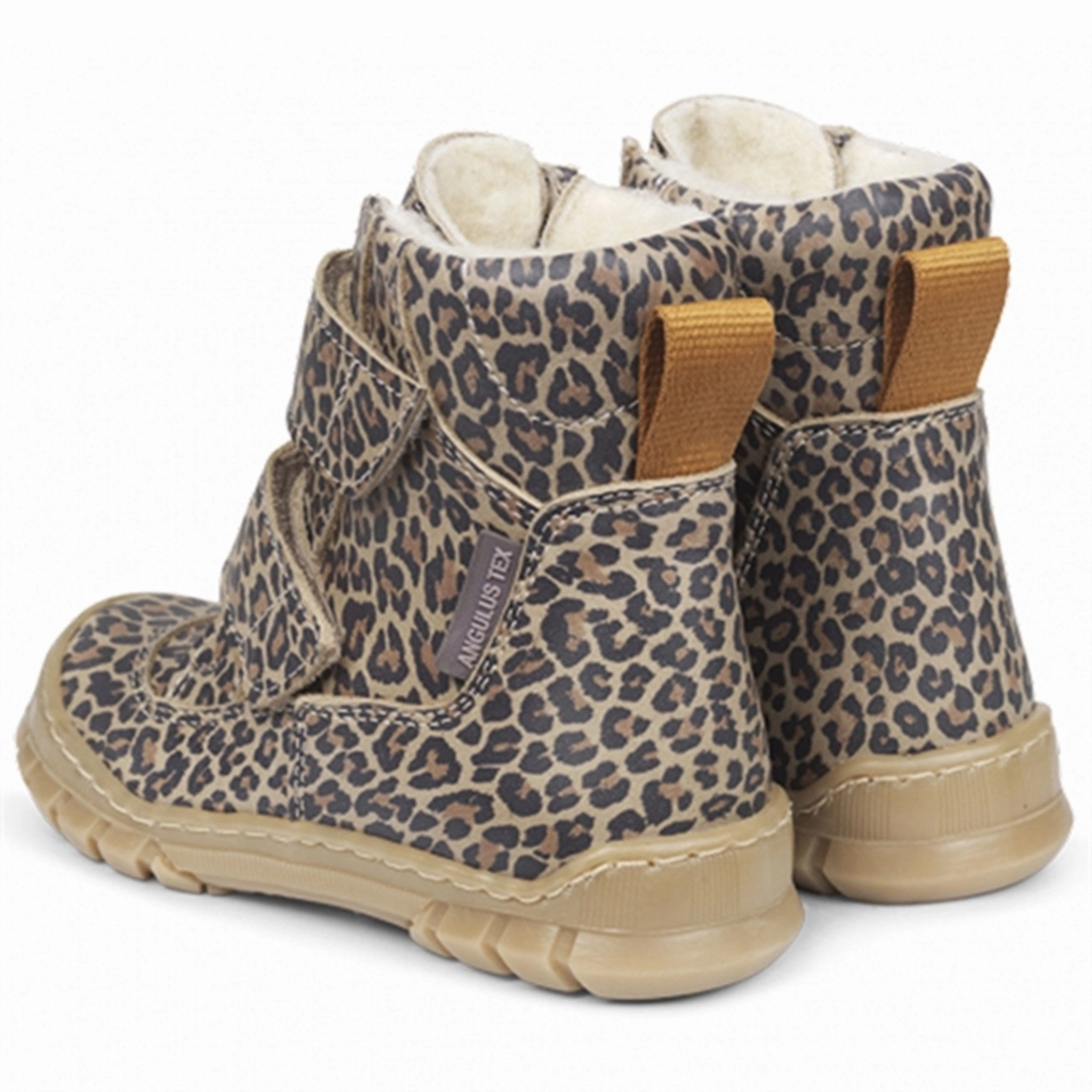 Angulus Tex Boots w Velcro Leopard