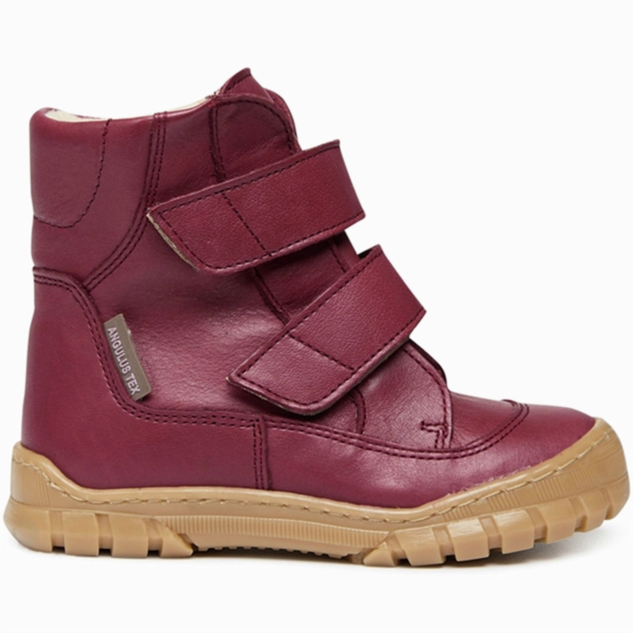 Angulus Tex Boots w Velcro Plum
