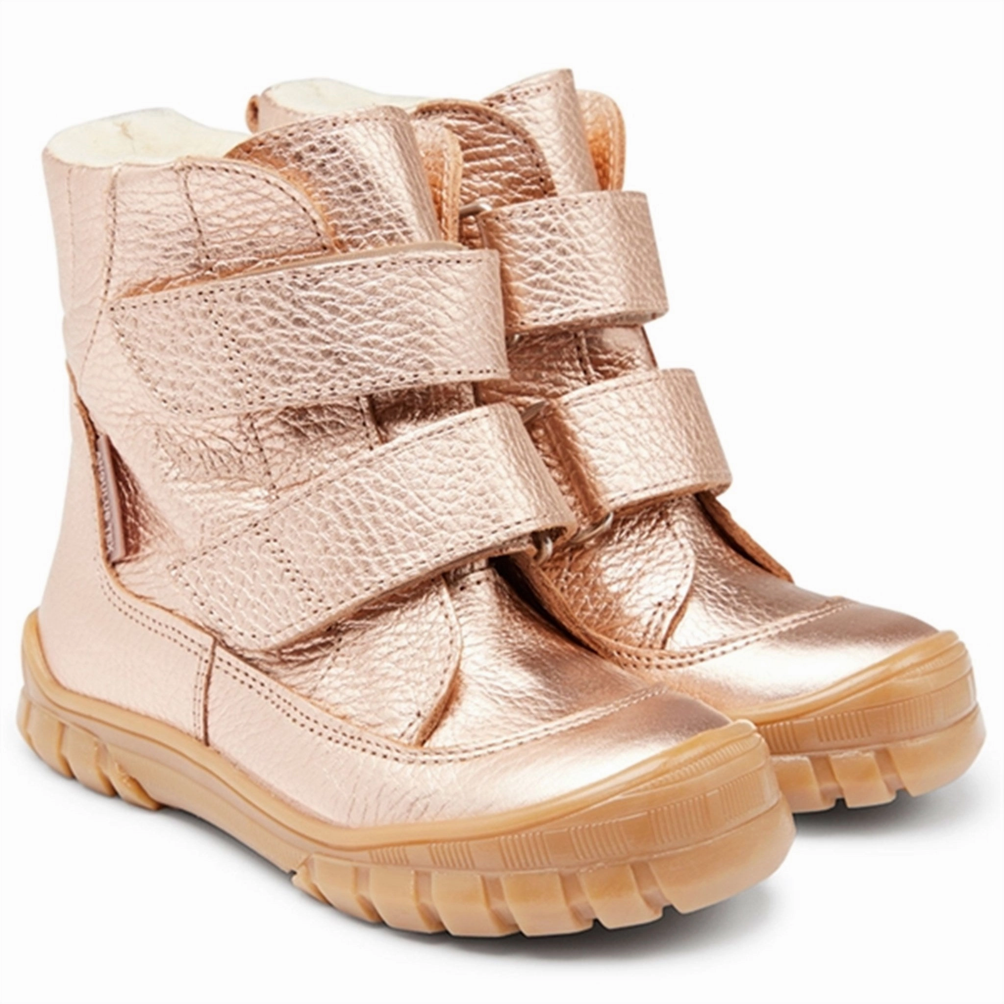 Angulus Tex-Boots With Velcro Light Copper Cheap Kids Winter Footwear