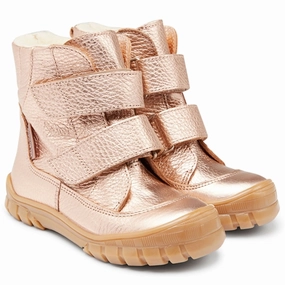 Angulus Tex-Boots With Velcro Light Copper Cheap Kids Winter Footwear