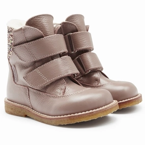 Angulus Tex-Boots With Velcro Make Up/Multi Glitter Cheap Kids Winter Footwear