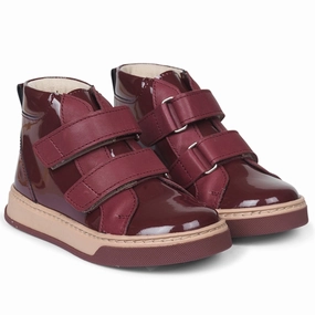 Angulus Tex Boots With Velcro Plum Cheap Kids Winter Footwear