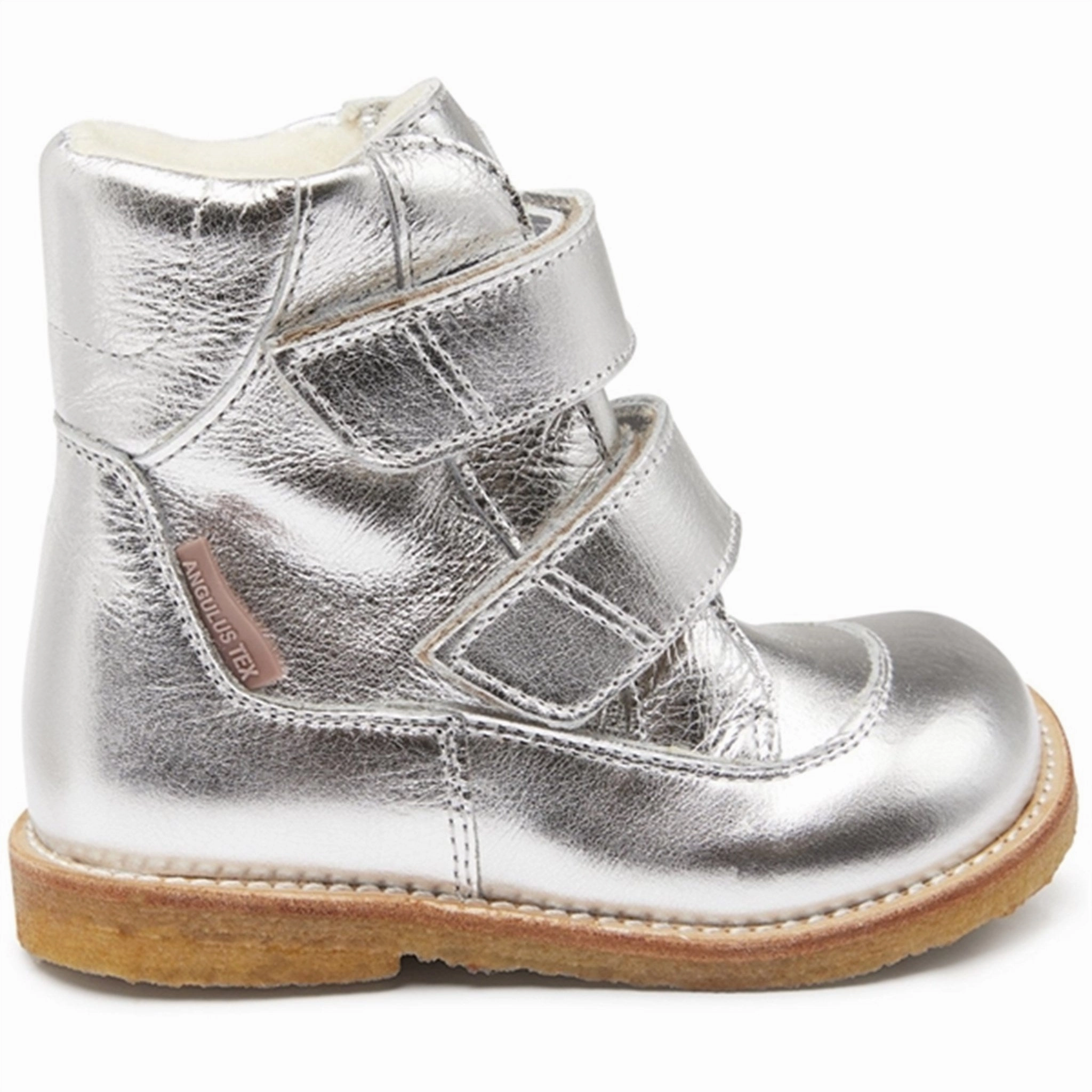 Angulus Tex-Boots With Velcro Silver