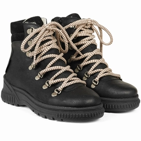 Angulus Tex Lace Boots With Zipper Black Cheap Kids Winter Footwear