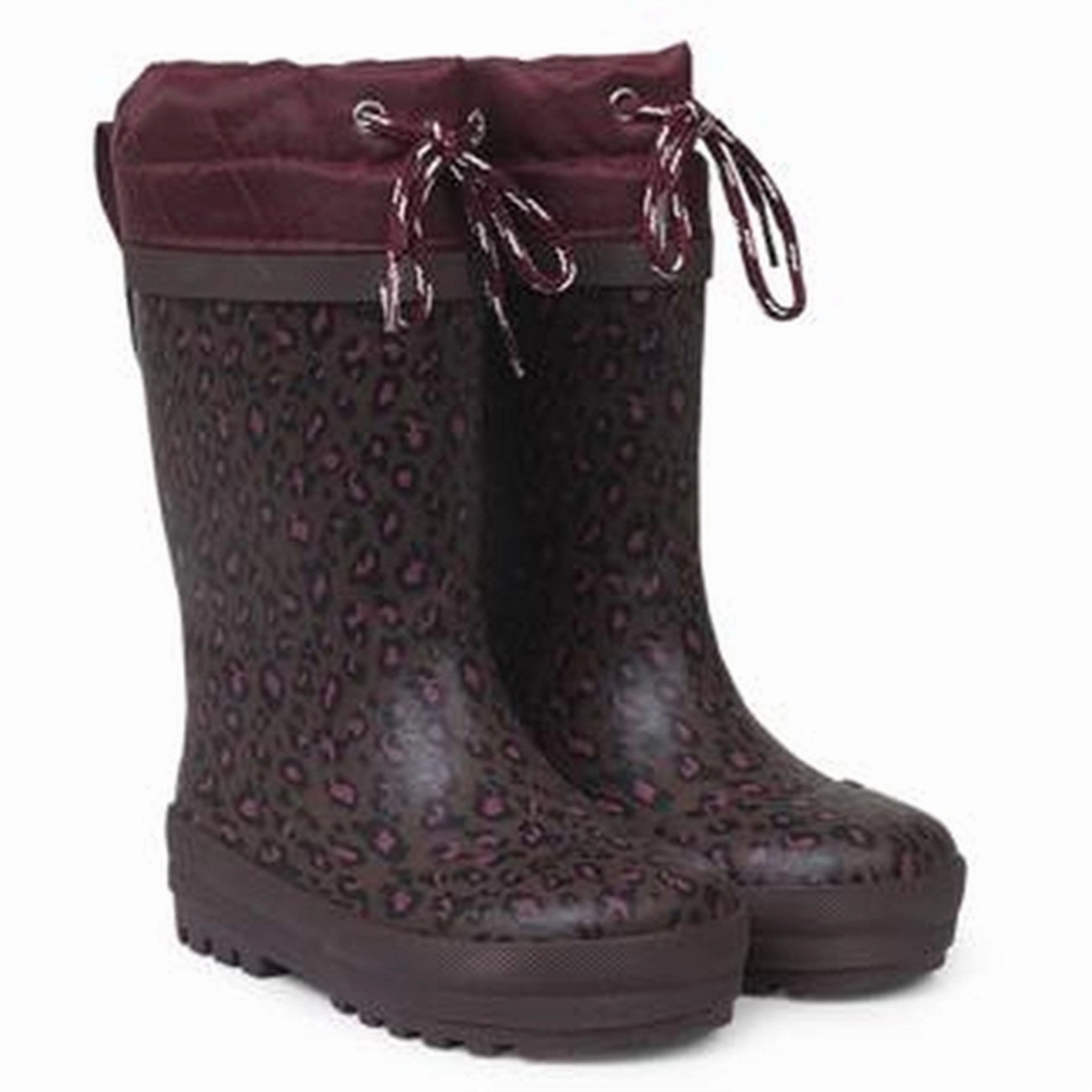 Angulus Thermo Rainboots Plum Leo Print Kids Thermo Boots discount price