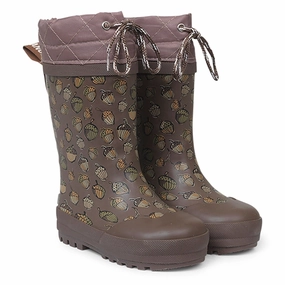 Angulus Thermo Rubber Boots Acorn Print Kids Thermo Boots discount price