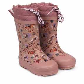 Angulus Thermo Rubber Boots Butterfly Print Kids Thermo Boots discount price