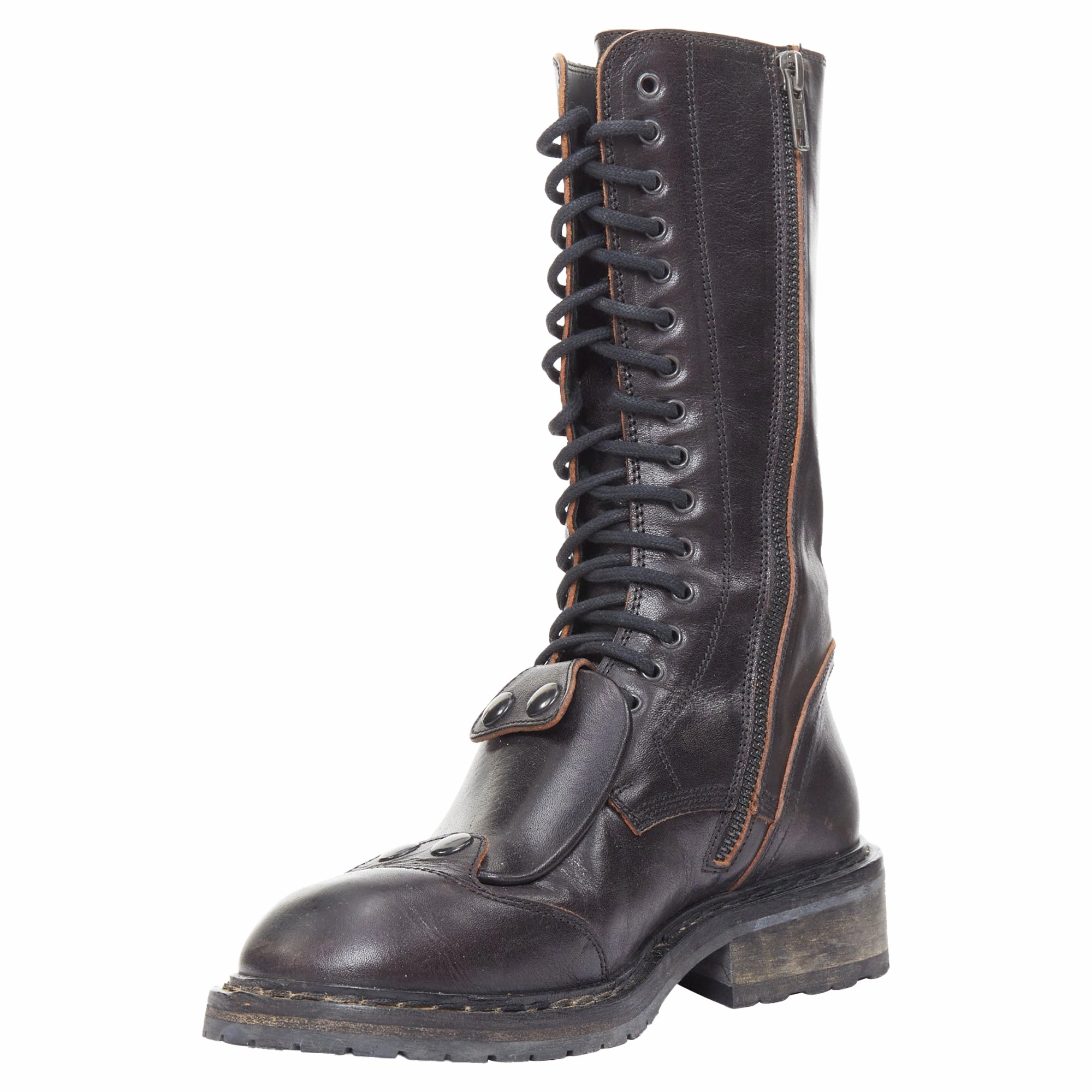 Ann Demeulemeester black tall boots