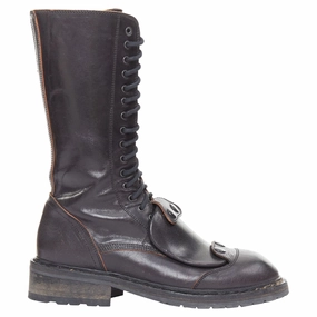 Ann Demeulemeester black tall boots Promo on Womens Fashionable Boots