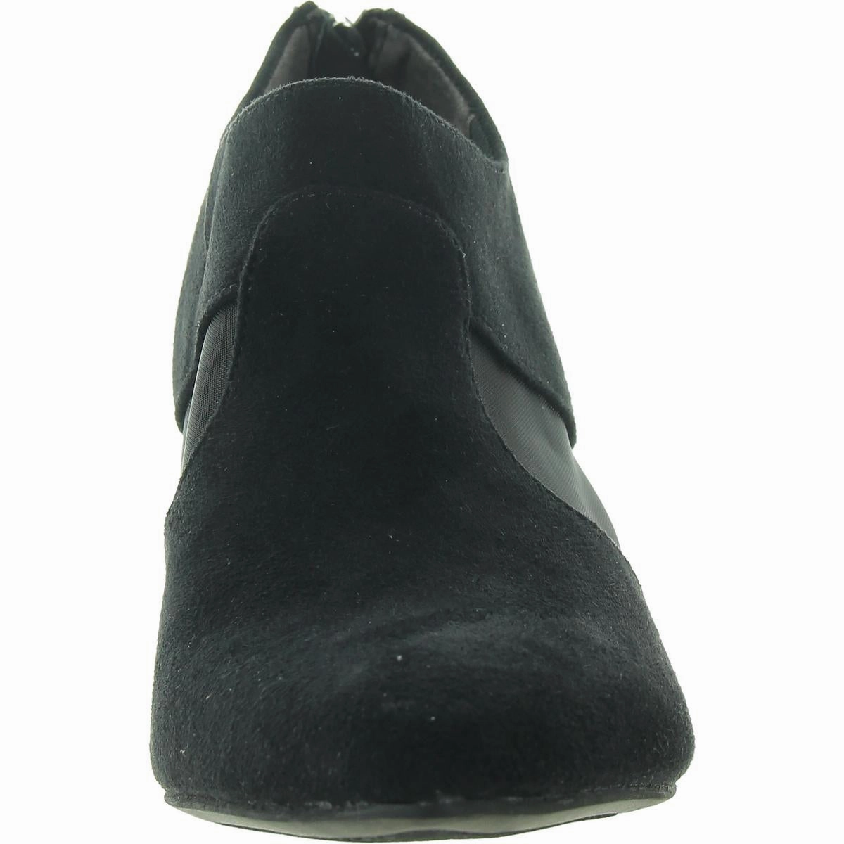 Annette Womens Zipper Faux Suede Shooties
