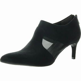 Annette Womens Zipper Faux Suede Shooties Sale on Womens Trendy Boots
