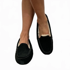 Ansley Slippers In Black Womens Slippers at low price