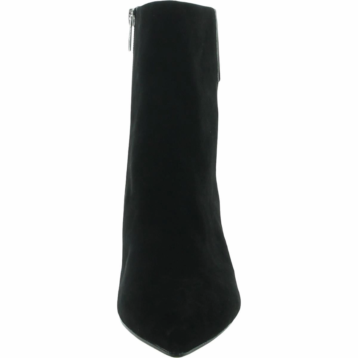 Athens Womens Leather Pointed Toe Ankle Boots