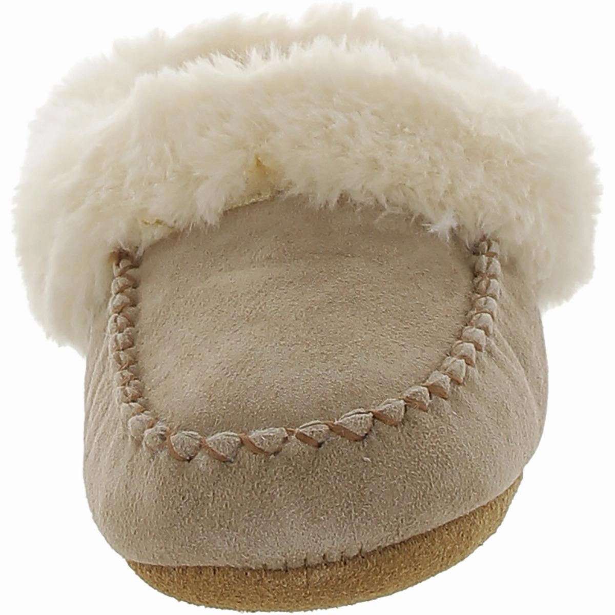 Australian Bootie II Womens Suede Faux Fur Lined Moccasin Slippers