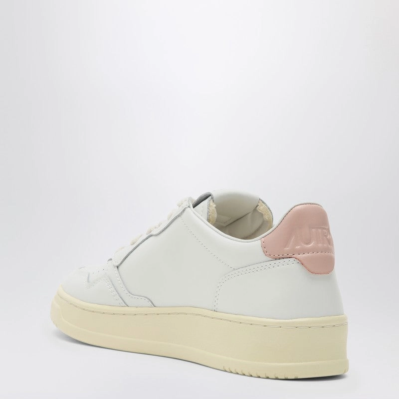 Autry Women's /pink Leather Medalist Sneakers
