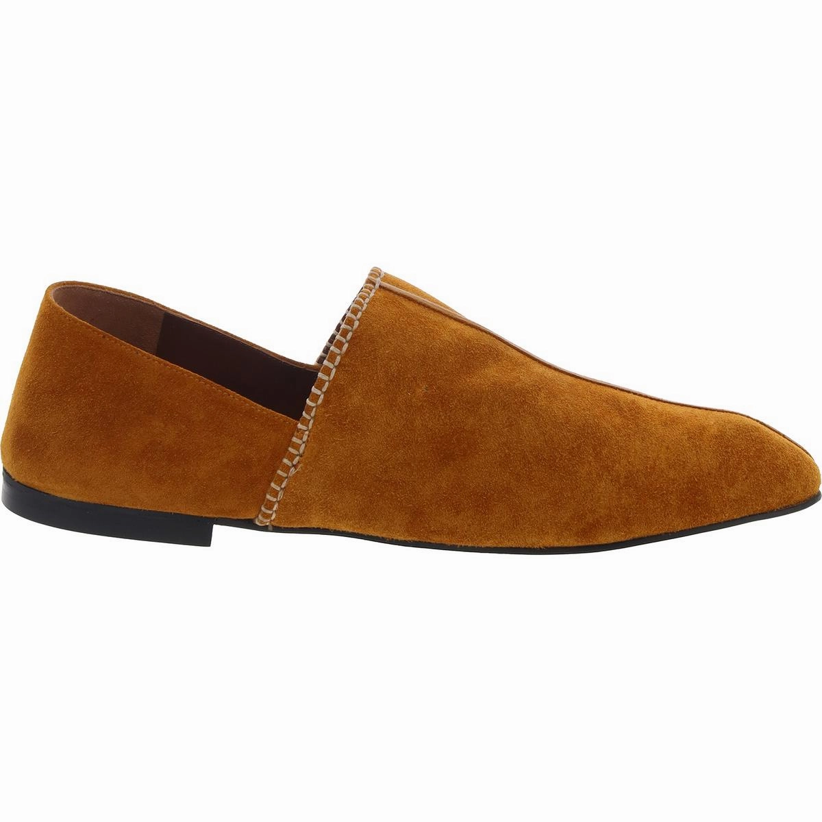 Babush Collapsible Heel Slippers Mens Leather Loafer Slippers