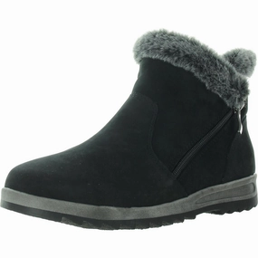 Bacilia Womens Faux Fur Suede Ankle Boots Sale on Womens Trendy Boots