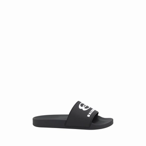 Balenciaga Logo Men's Slippers Discount Mens Beach Sandals