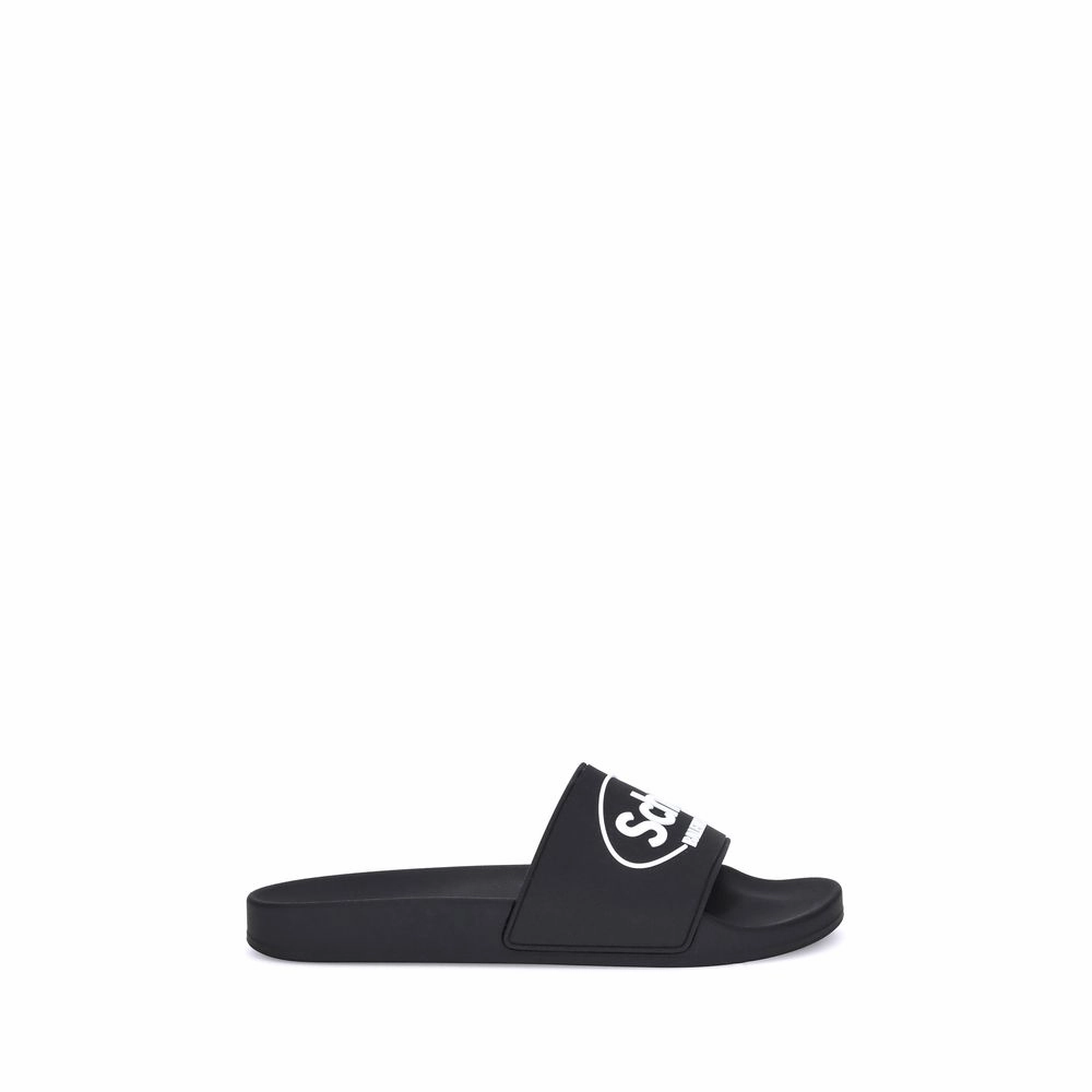 Balenciaga Rubber Men's Slippers Discount Mens Beach Sandals