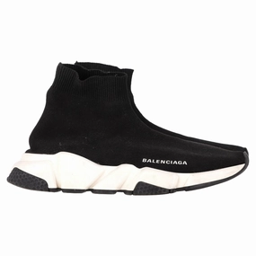 Balenciaga Speed Trainer Shoes in Black Polyester Womens Slippers at low price