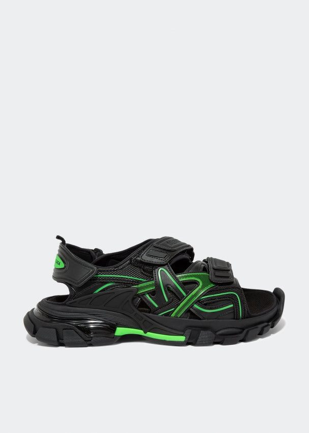 Balenciaga Track Sandal 'black Fluo Green'