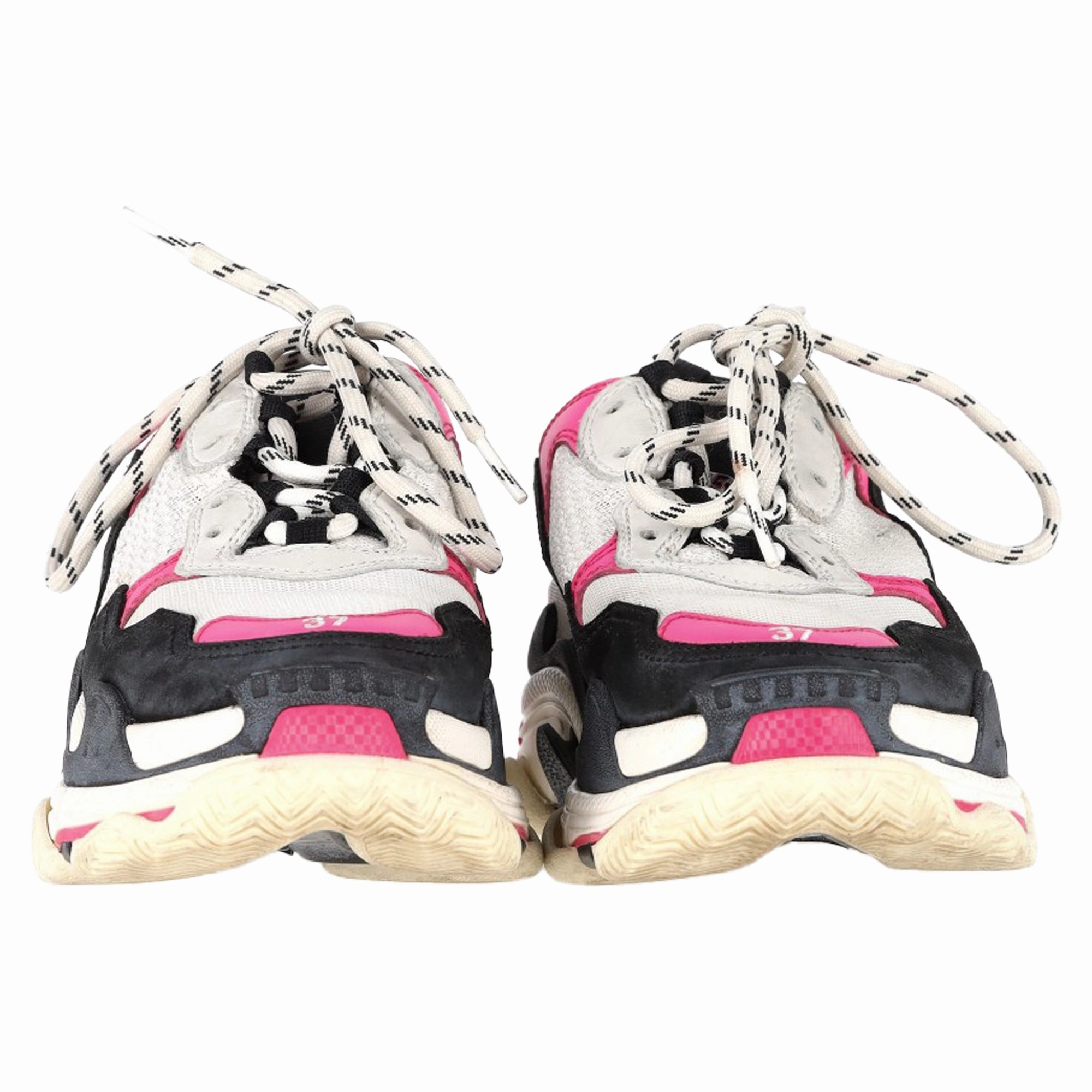 Balenciaga Triple S Sneakers in Pink Polyester