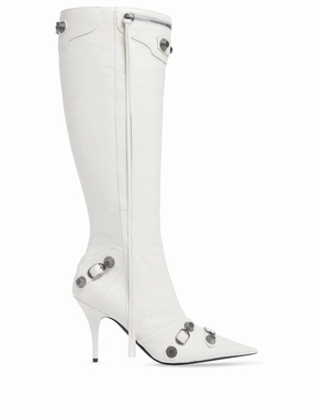 Balenciaga Women's Cagole 90Mm Knee-High Boots Promo on Womens Fashionable Boots