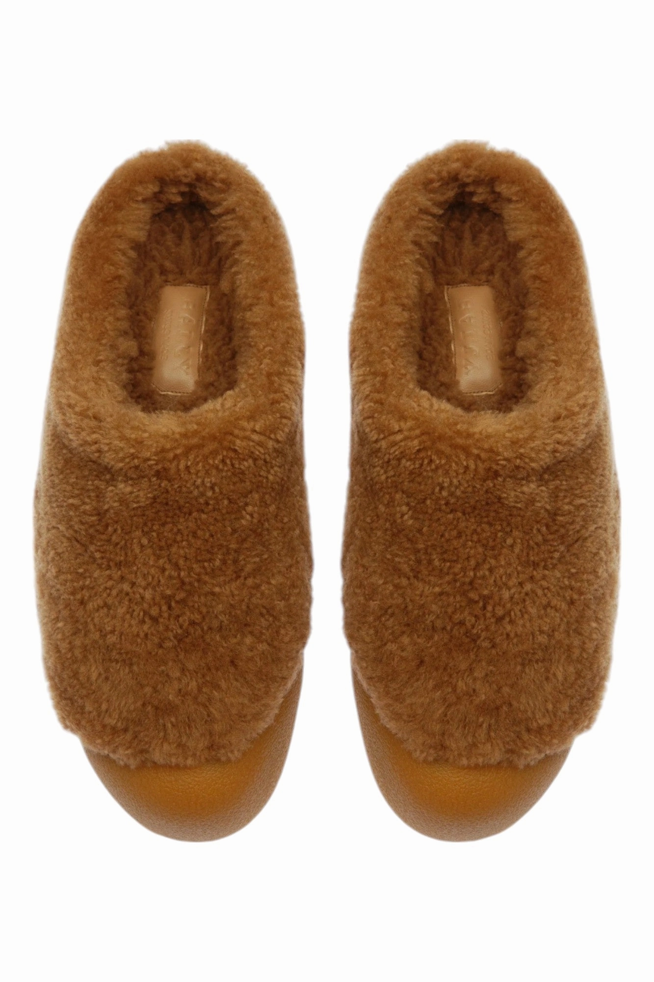 Bally Crans 6302944 Men's Camel Calf Leather Slippers