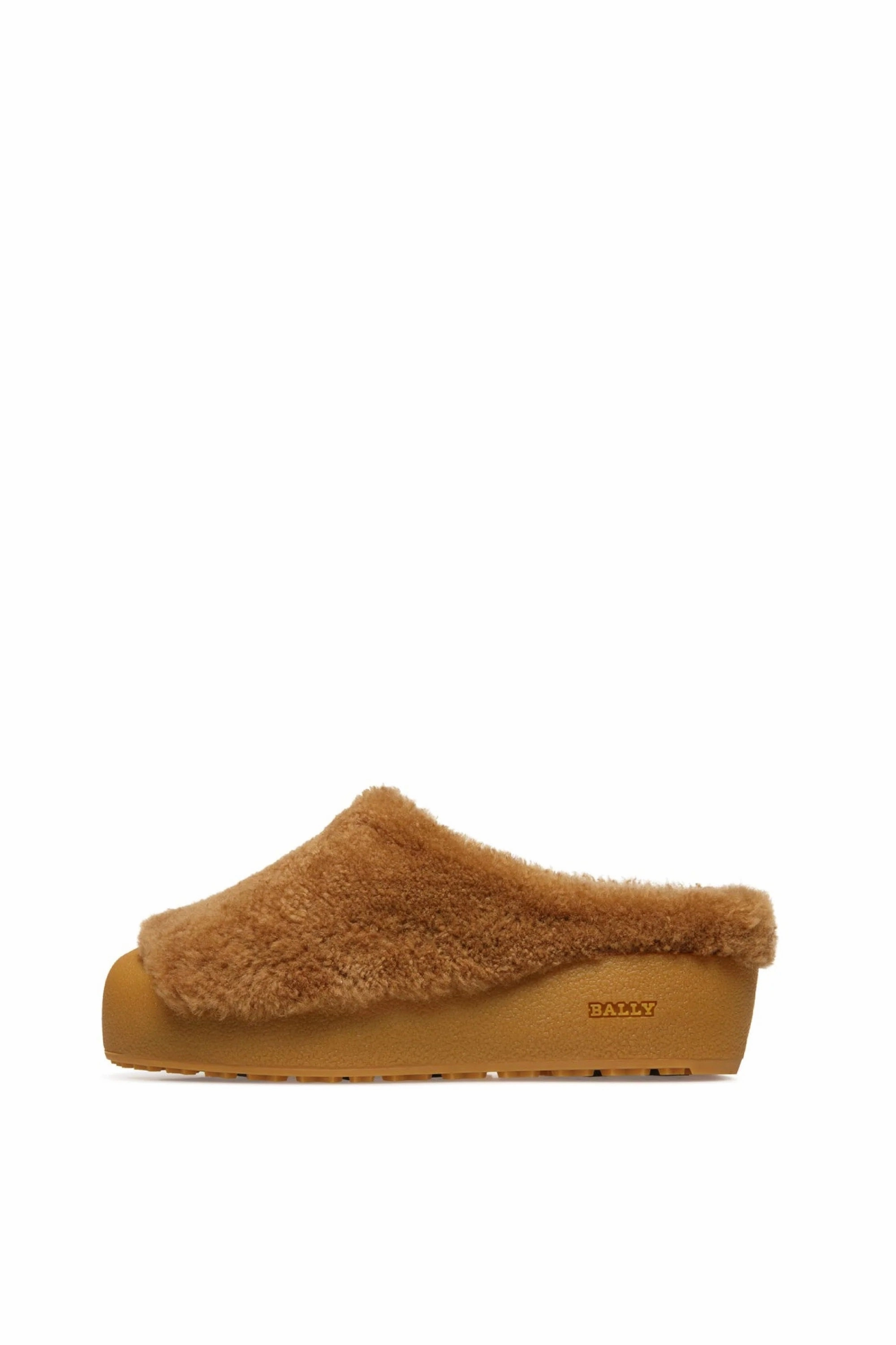 Bally Crans 6302959 Women's Camel Calf Leather Slippers