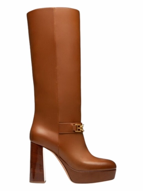 Bally Deanne 6239452 Women's Cuero Knee-High Leather Boots Womens Casual Boots clearance